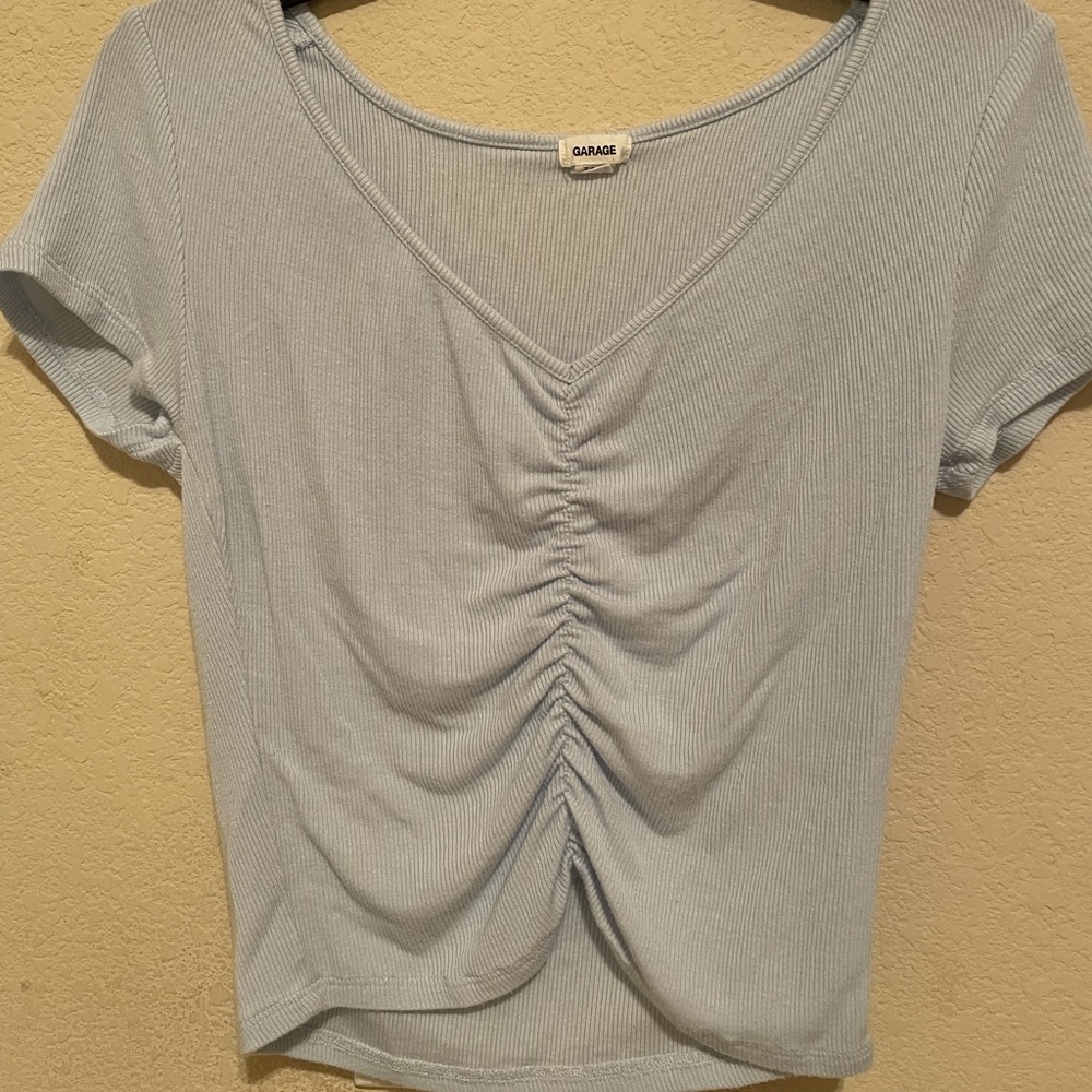 Garage light blue shirt